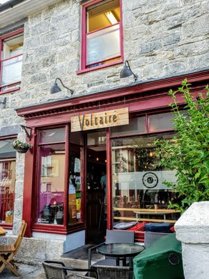 Front view at Voltaire in Bangor