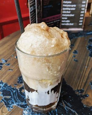 Coke float at Voltaire in Bangor