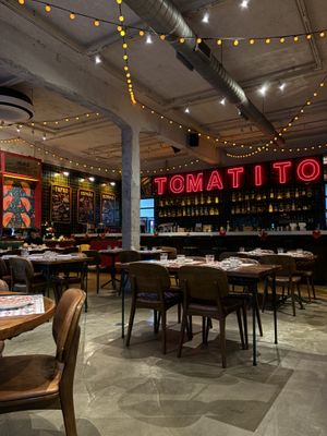 More high-class restaurant, staff beyond friendly, very nice ambient, portins look small but actually was enough for me, i got the avo-watermellon taquitos and salad.   at Tomatito Saigon in Ho Chi Minh City