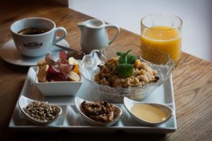Vegan breakfast set at Petit Apetit - Mokotowska in Warsaw