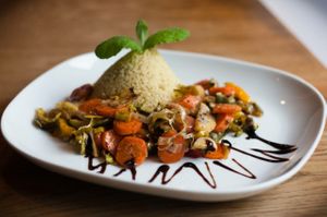 Vegan lunch  at Petit Apetit - Mokotowska in Warsaw