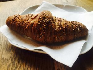 vegan croissant at Petit Apetit - Mokotowska in Warsaw