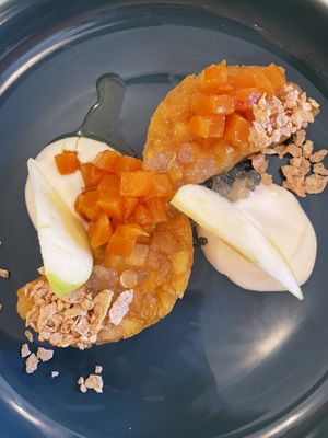 Postre at La Couleuvrine in Sarlat-la-caneda