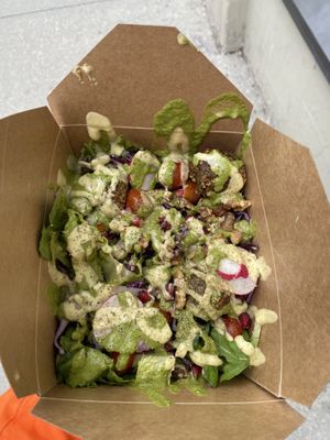 Hemp ball salad  at Kupfert & Kim - Spadina in Toronto