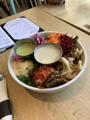 Cauliflower Tahini 😋  at Kupfert & Kim - Spadina in Toronto