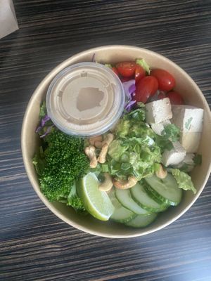 Ginger peanut salad  at Kupfert & Kim - Spadina in Toronto