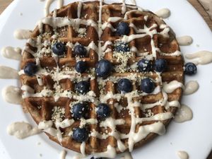 Waffle at Kupfert & Kim - Spadina in Toronto