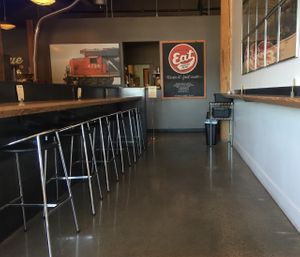 The back at Water Avenue Coffee in Portland