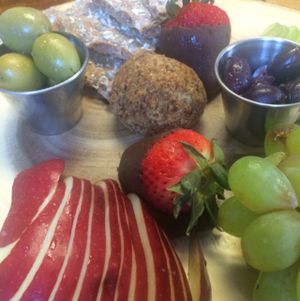 cheese platter at Paisley Vegan Kitchen in Cocoa