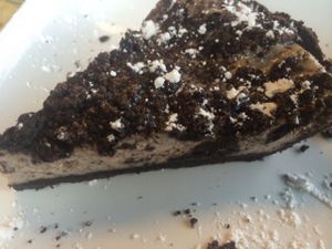 Oreo cheesecake at Paisley Vegan Kitchen in Cocoa