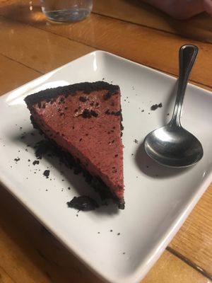 Red Velvet cheesecake  at Paisley Vegan Kitchen in Cocoa