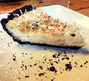 coconut cream pie at Paisley Vegan Kitchen in Cocoa