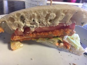 Could’ve fooled me this isn’t meat at Paisley Vegan Kitchen in Cocoa