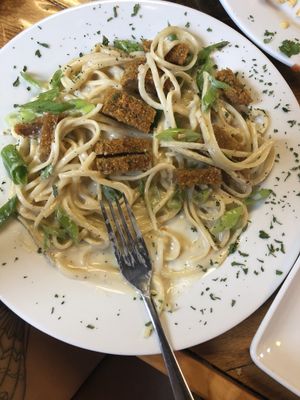 Alfredo! It was the best  at Paisley Vegan Kitchen in Cocoa