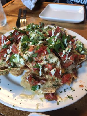 Half order Nachos at Paisley Vegan Kitchen in Cocoa