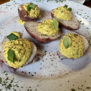 Deviled Potatoes  at Paisley Vegan Kitchen in Cocoa