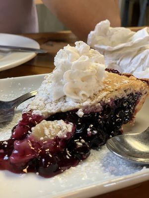 Blueberry Pie w/ Soy Whip  at Paisley Vegan Kitchen in Cocoa