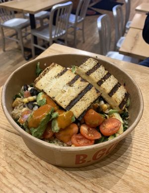 Tofu bowl at B.GOOD in Portland