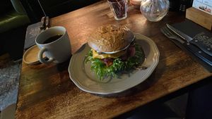 Great vegan burger  at Halifax Burgers - Larsbjornsstaede in Copenhagen