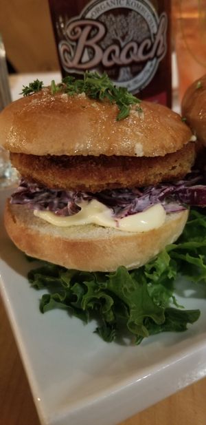 Slider close-up at Plant Matter Kitchen in London