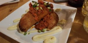 The Empanadas were incredible at Plant Matter Kitchen in London