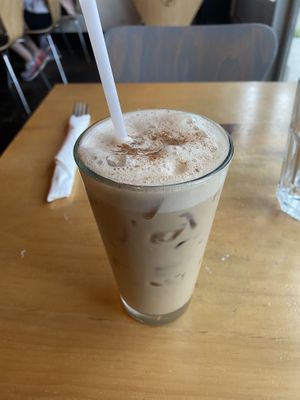 chai iced tea  at Plant Matter Kitchen in London