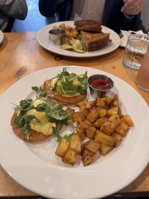 Vegan Eggs Benedict!   at Plant Matter Kitchen in London