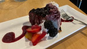 Blueberry Cheesecake - I can’t believe it’s vegan  at Plant Matter Kitchen in London