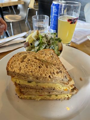 Western sandwich   at Plant Matter Kitchen in London