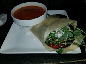 Village Vibe Burger at Plant Matter Kitchen in London