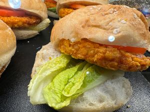 'chicken' burger at backWERK - Hauptbahnhof in Dusseldorf