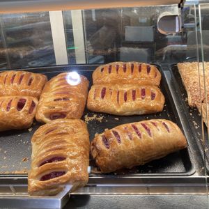 Cherry filled puff pastry   at backWERK - Hauptbahnhof in Dusseldorf