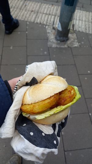 röstibrötchren 3€ at backWERK - Hauptbahnhof in Dusseldorf