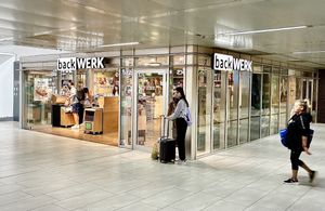 The outlet   at backWERK - Hauptbahnhof in Dusseldorf