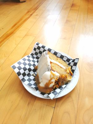 Caramel honeycomb cake at Little Jo Berry's in Ottawa