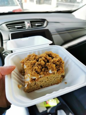 Coffee cake at Little Jo Berry's in Ottawa