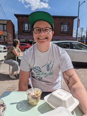 What a lovely spot! Lots of options too:) I had the pizza roll and tiramisu and it was awesome! My partner had a gf donut and the tiramisu - it was banger, 10/10! 🔥  at Little Jo Berry's in Ottawa