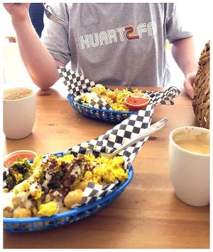 Tofu scramble breakfast special ♡ at Little Jo Berry's in Ottawa