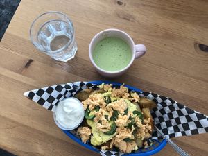 Matcha + breakfast  at Little Jo Berry's in Ottawa
