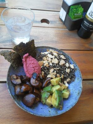 Bow de cogumelos at Pura Rio in Rio De Janeiro