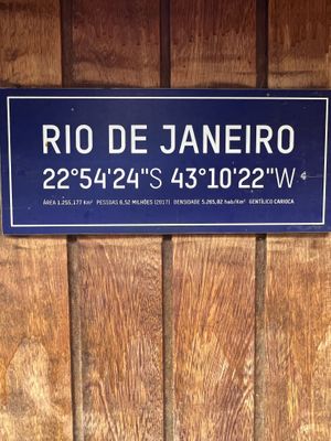 Sign  at Pura Rio in Rio De Janeiro