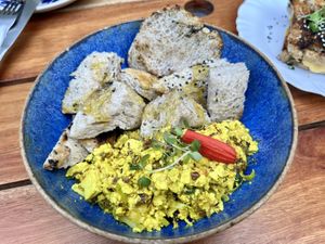 Scrambled tofu   at Pura Rio in Rio De Janeiro
