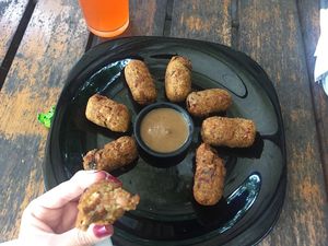 Made of “feijoada”. Excellent sauce. at Pura Rio in Rio De Janeiro