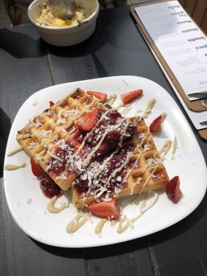 Waffle at Pura Rio in Rio De Janeiro