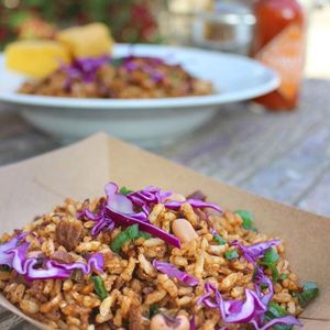 Krimsey's Jambalaya at Krimsey's Cajun Kitchen in North Hollywood