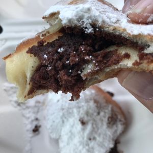 Brownie Beignet inside at Krimsey's Cajun Kitchen in North Hollywood