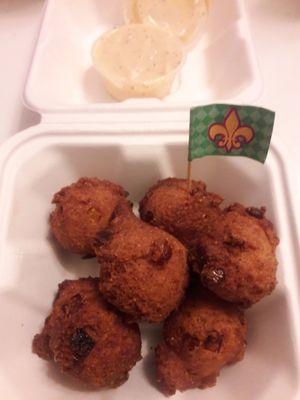 hush puppies at Krimsey's Cajun Kitchen in North Hollywood