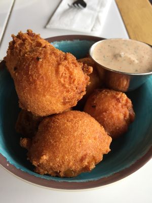Hushpuppies at Krimsey's Cajun Kitchen in North Hollywood