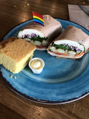 Pride poboy at Krimsey's Cajun Kitchen in North Hollywood