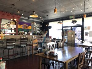 The restaurant at Krimsey's Cajun Kitchen in North Hollywood